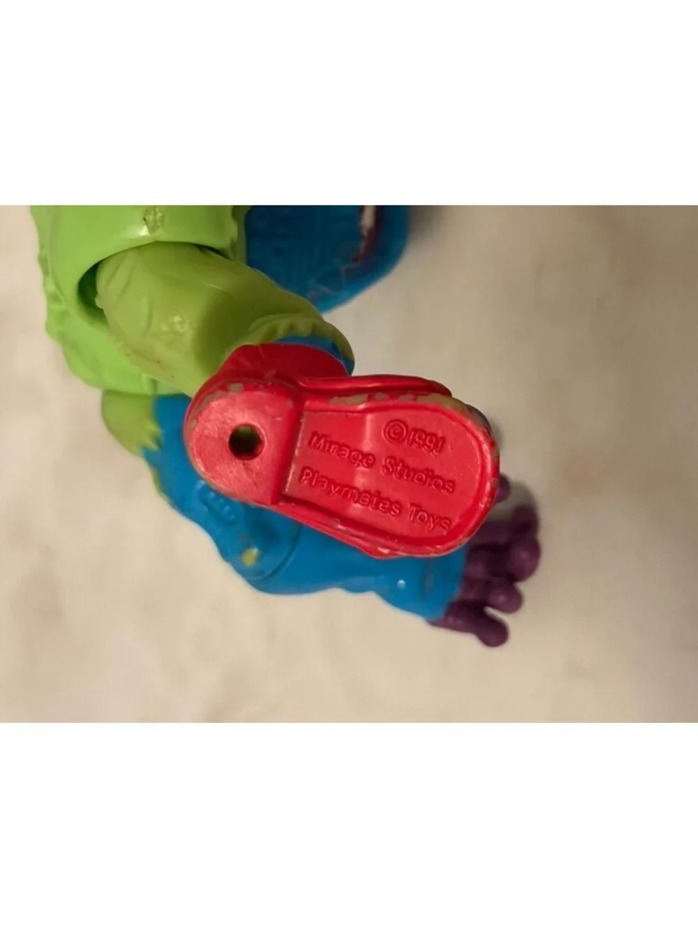 Vintage 1991 Teenage Mutant Ninja Turtles TMNT Wyrm Action Figure Playmates Toy